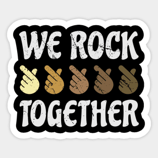 Love sign - We Rock Together Love Sign. ILY Sticker